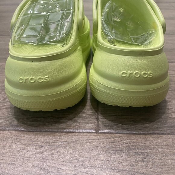 Crocs Classic Crush Clog Lime Zest Size 8 Women - Picture 9 of 14